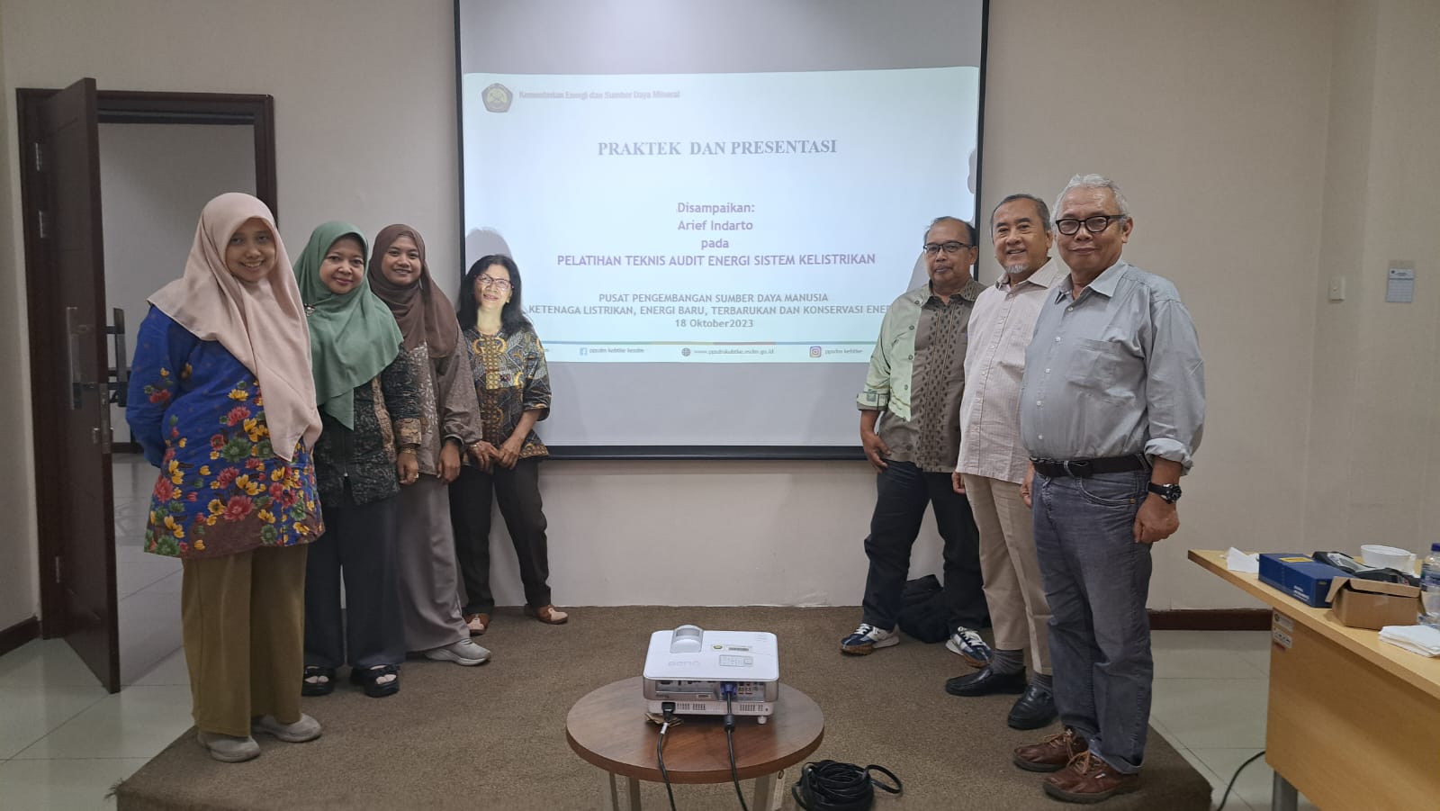 PPSDM KEBTKE Gelar Pelatihan Audit Energi Sistem Kelistrikan Bagi Para Pengajar dari Politeknik Negeri Jakarta